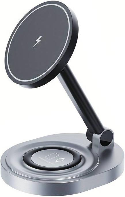 PhoneLook Ladestation 15W faltbare magnetische 2in1 MagSafe Station für iPhone und AppleWatch (15 W)