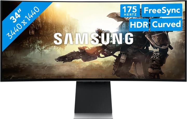 Actual product image Samsung Odyssey G8 (3440 x 1440 pixels, 34")