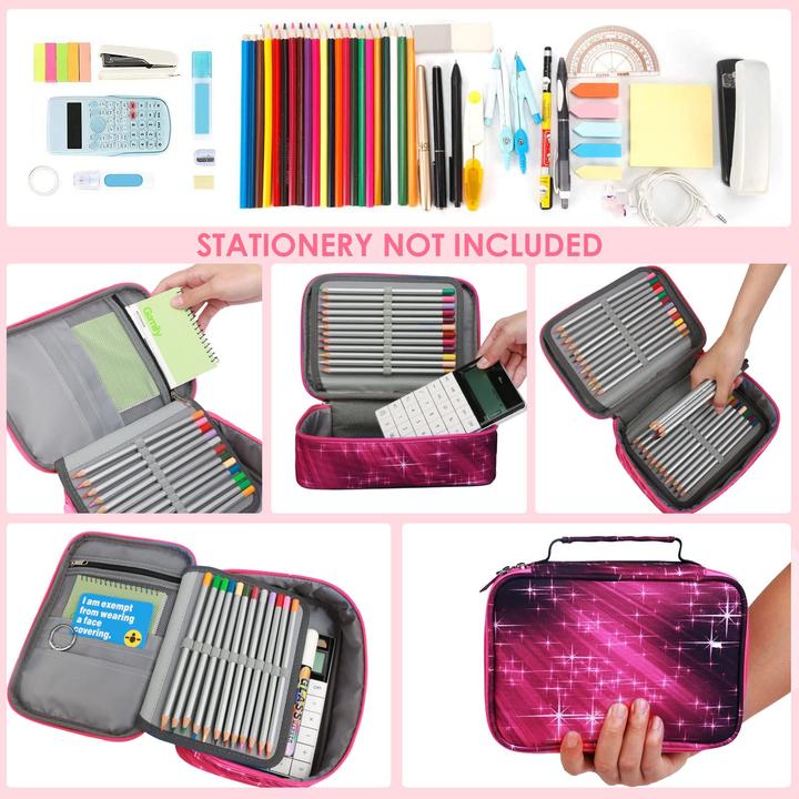 Produktbild Only-Bags.Store 72 Fächer Federmäppchen, Etui Buntstifthalter Etui