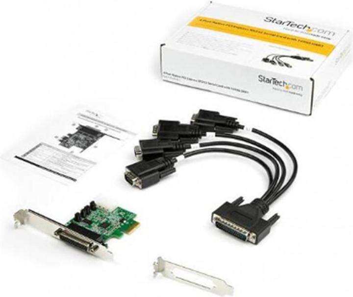 Immagine prodotto StarTech .com Scheda adattatore seriale PCI Express RS232 a 4 porte