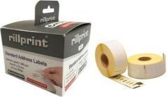 Actual product image Rillprint Roll labels, 57 x 32 mm, white, non-permanent