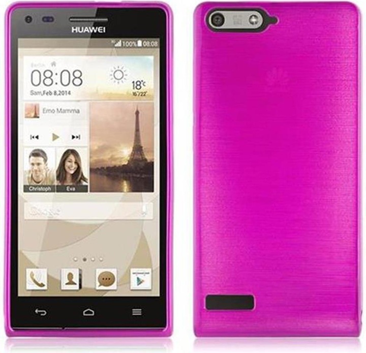 Produktbild Cadorabo TPU Brushed Cover (Huawei Ascend P7 mini)