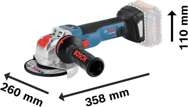 Produktbild Bosch Professional GWX 18V-10 SC (125 mm)