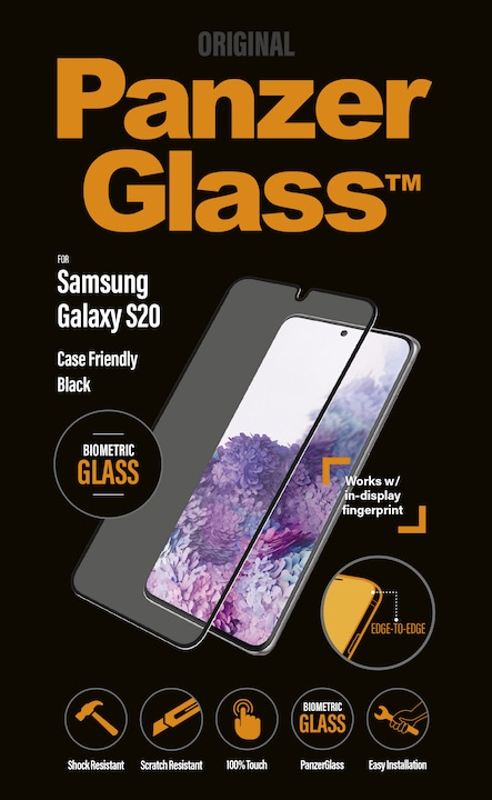 Produktbild PanzerGlass Case Friendly Biometric (1 Stück, Samsung Galaxy S20+, Samsung Galaxy S20 5G)
