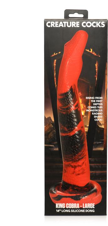 Produktbild Creature Cocks King Cobra - Silicone Dildo - 14" / 36 cm/Black