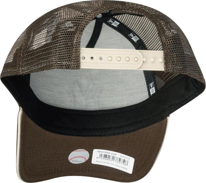 Actual product image New Era A-Frame Trucker Cap - New York Yankees beige walnut