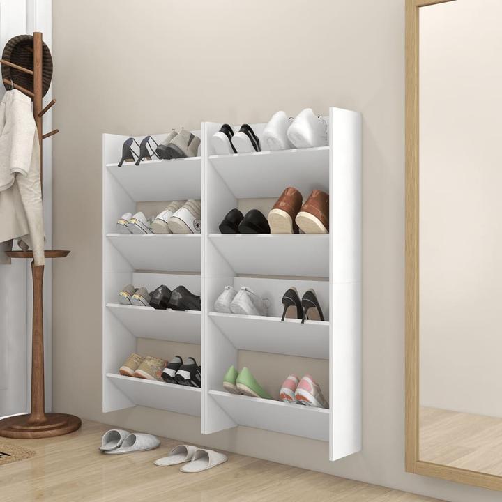 Produktbild vidaXL Wand-Schuhschrank (18 x 60 x 60 cm)