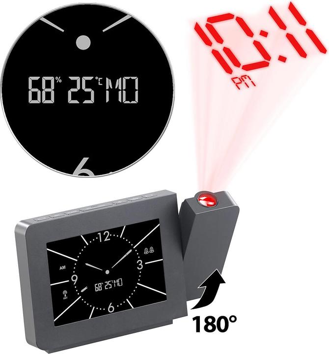 Infactory Projektions-Funkwecker