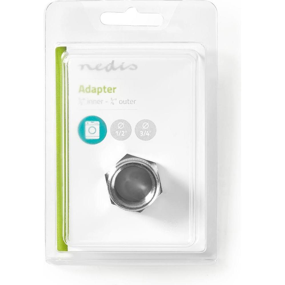 Thumbnail - Nedis Schlauchadapter 1/2" gerade - 3/4" gerade, Zubehör Waschen + Trocknen