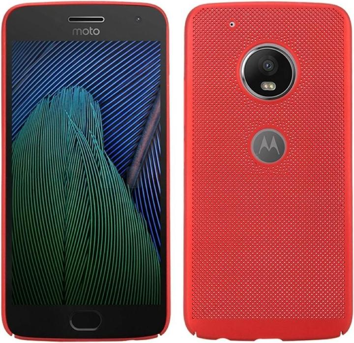 Actual product image König Design Motorola Moto G5 Hard Case Mobile Phone Cover Bumper Shell Red Matt (Motorola Moto G5)