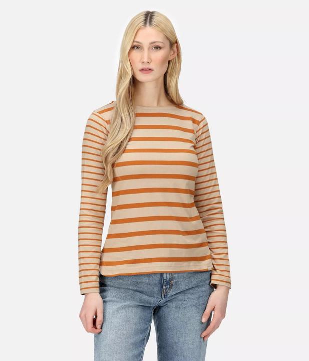 Actual product image Regatta Womens/Ladies Farida Striped Long-Sleeved T-Shirt (34)