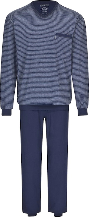 Image du produit Ammann Basic long Pyjama avec décolleté en V (50)