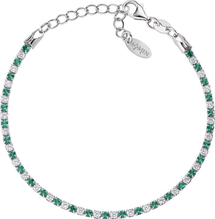 Immagine prodotto Amen Bracciale da tennis (16 cm, Argento 925)
