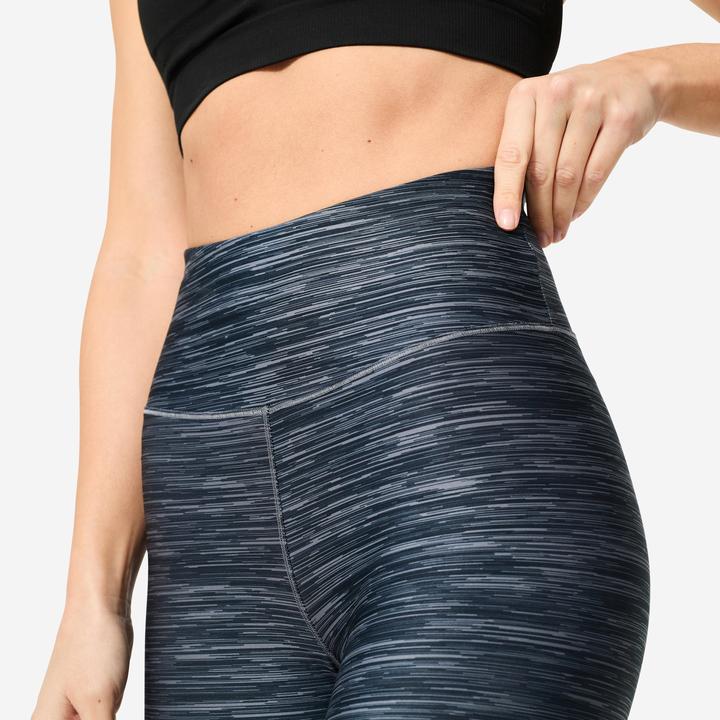 Produktbild Domyos Women's Loose Cardio Fitness Shorts 100 - Mottled Grey (XS)