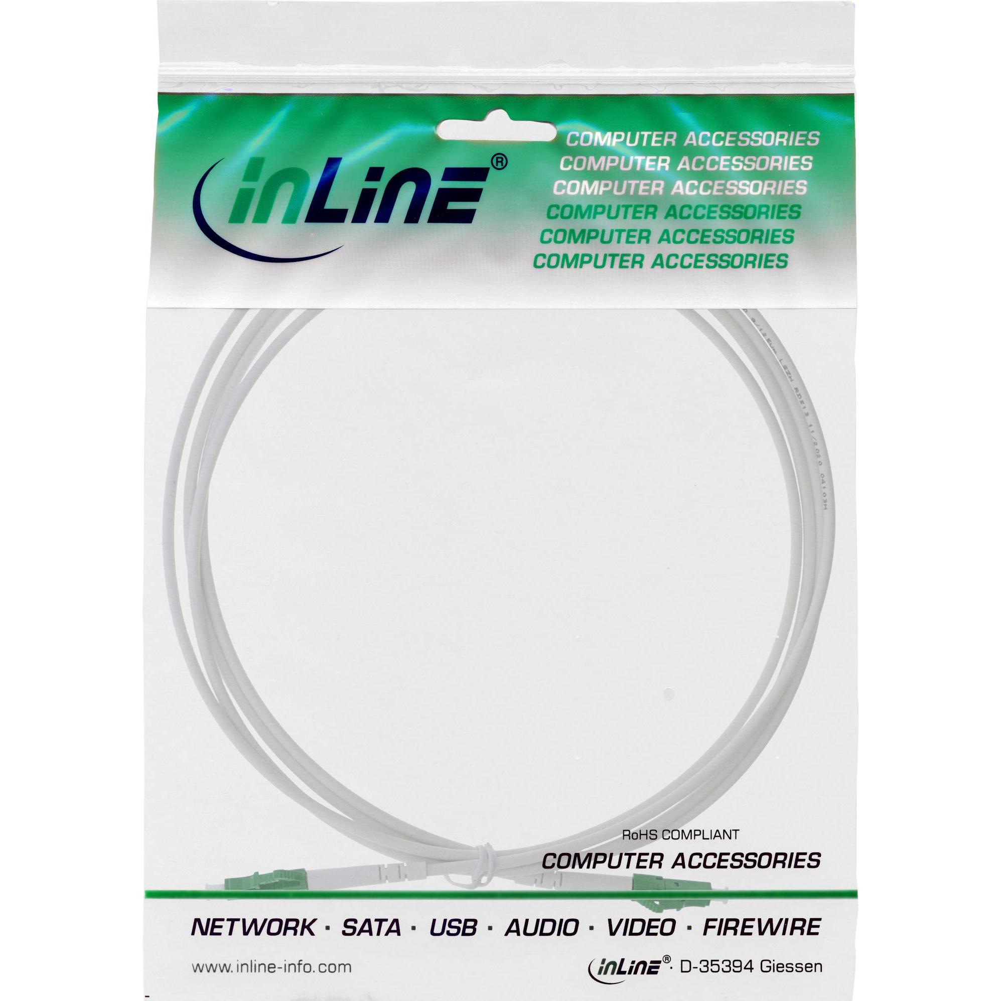 Thumbnail - InLine LWL Simplex Kabel (F/UTP, 3 m), Netzwerkkabel
