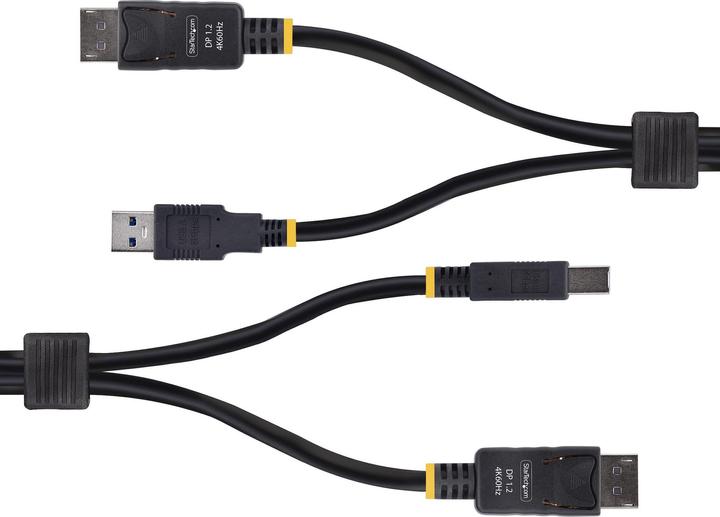 Produktbild StarTech DU1226-KVM-CABLE 1.8M DISPLAYPORT/USB KVM CABLE NMS NS