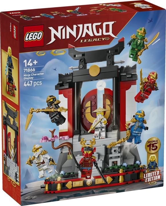 Image du produit LEGO 15-jähriges Jubiläum: Ninja-Charaktere zum Ausstellen (71866, LEGO Ninjago)