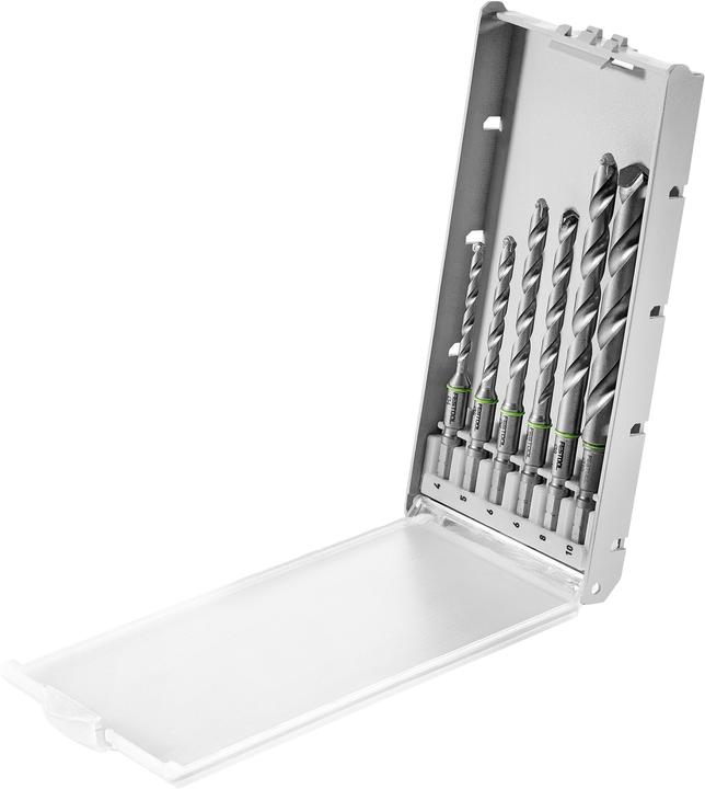 Image du produit Festool Coffret de forets hélicoïdaux BKS SYS3 D4-10 CE/S (1.0 centimètre)