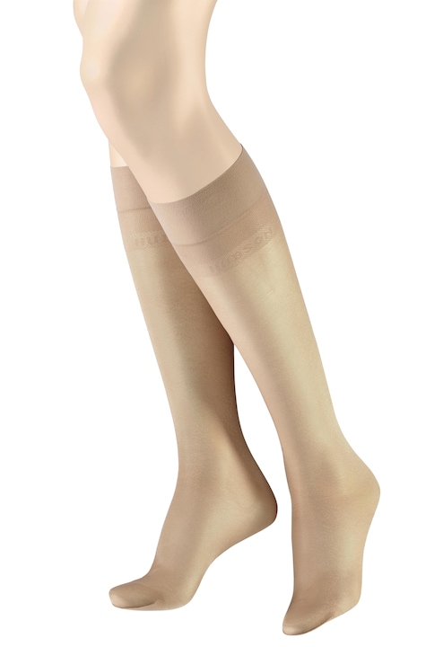 Image du produit Hudson Glamour 20 (Lot de 3) Mi-bas fins, couleur 010 teint, taille 39-42 (20 DEN, 39)