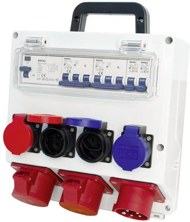Image du produit Steffen Distributeurs de chantier (6 x, Type 23, Type 25, CEE 16/5)
