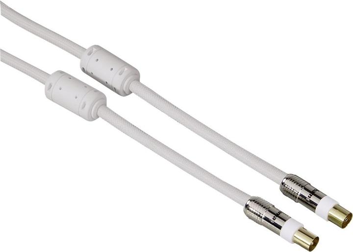 Actual product image Hama Coax plug - Coax coupling (100 dB, Antenna cable)