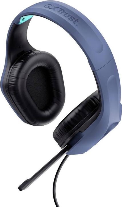Actual product image Trust GXT415B ZIROX HEADSET - BLUE (Cable)