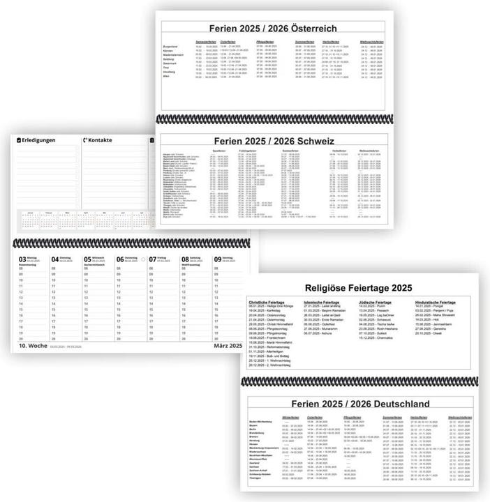 Actual product image Teacher - Desk calendar 2024/25 (Hardcover, German)