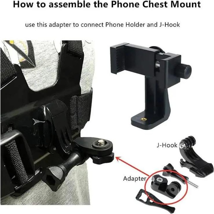 Produktbild PhoneLook Universal FPV Brust Telefon- & GoPro Halterungsgurt (Universal)