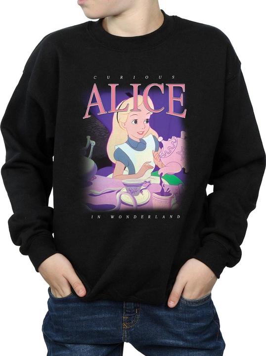 Produktbild Disney Jungen Alice im Wunderland Montage Sweatshirt (140, 146)