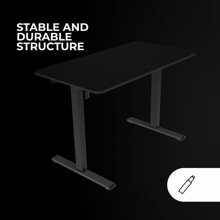 Actual product image Mars Gaming Bureau Gamer ergonomique motorisé MGD Ergo-Pro (Noir)