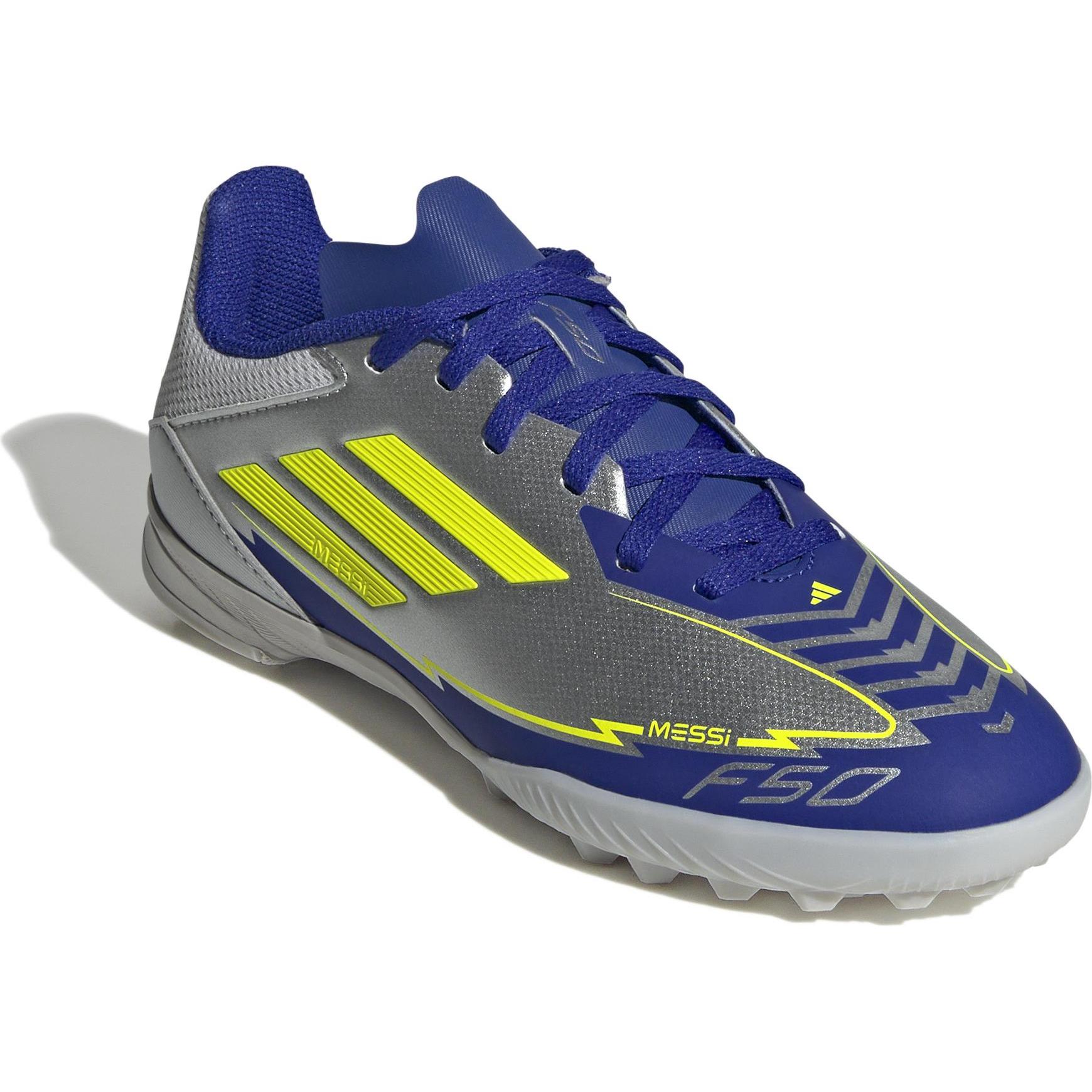 Thumbnail - adidas, Fussballschuhe, F50 League Messi TF (33), Silber