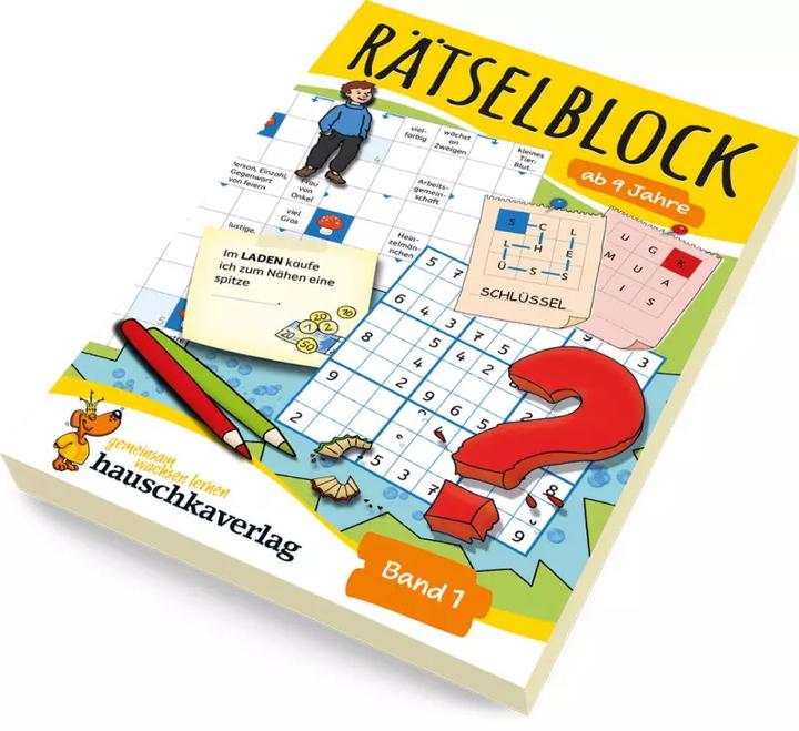 Produktbild Rätselblock ab 9 Jahre (Deutsch, Agnes Spiecker, 2018)