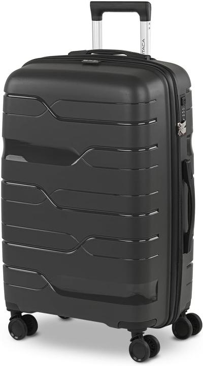 Actual product image Itaca Lightweight Polypropylene Hard Shell Suitcase with 4 Wheels and Number Lock (77 l)