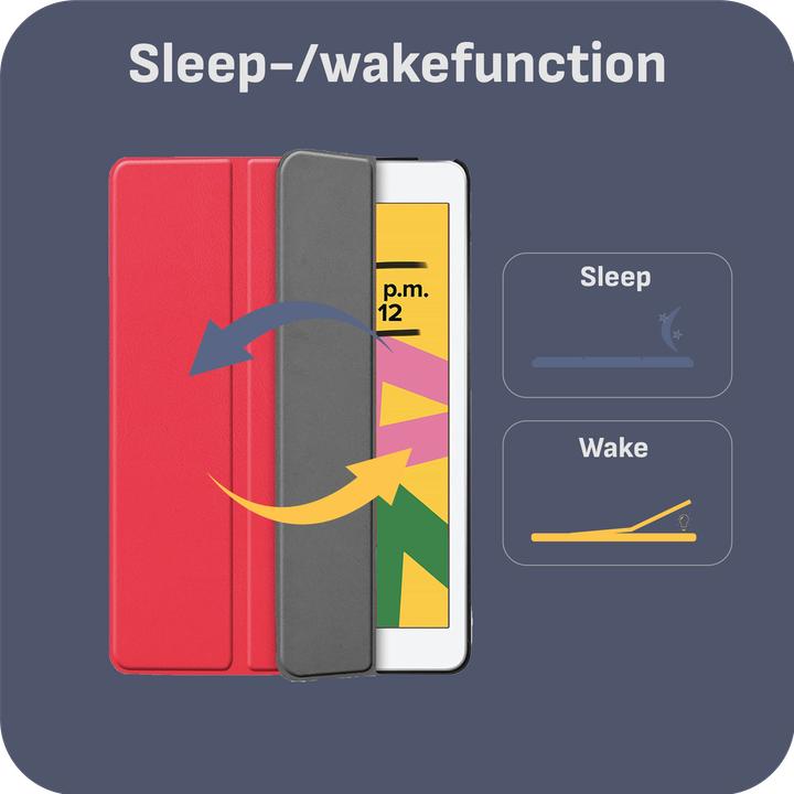 Produktbild Cazy Premium Smart Hülle Kompatibel mit iPad 2021 (9th Gen)/2020 (8th Gen)/iPad 2019 (7th Gen) - Schutz (iPad 2021 (9. Gen), iPad 2019 (7. Gen), iPad 2020 (8. Gen))