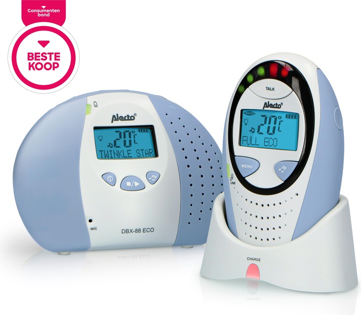 Actual product image Alecto Dbx-88 Eco (Baby Monitor Audio, 300 m)