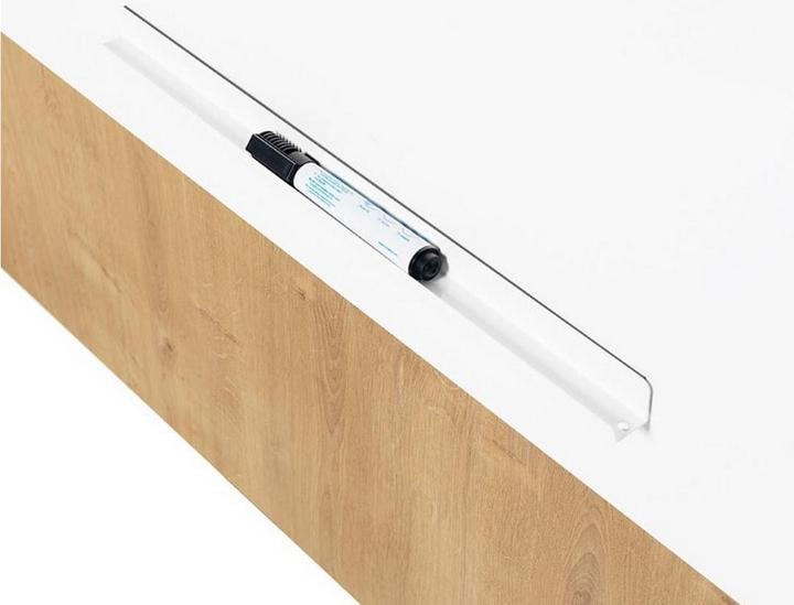 Image du produit Rocada Tableau de conférence mobile NATURAL, h x l x p 2000 x 1000 x 450 mm, surface du (100 x 120 cm)