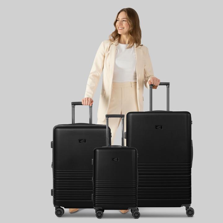 Actual product image Camel Active Hanoi 4 Rollen Kofferset 3-teilig mit Dehnfalte (202 l)