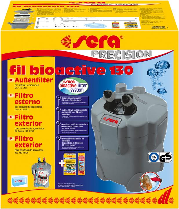 Image du produit Sera Filtre extérieur d'aquarium fil bioactive 130 (130 l, Filtres externes, Eau douce)