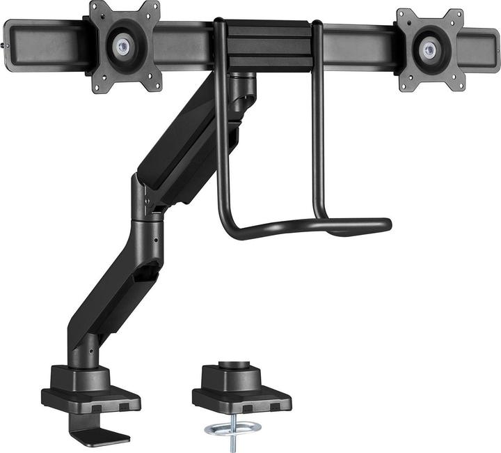 Actual product image Audizio Heavy duty dual monitor arm with handle MAD20F up to 16 kg (Table, 32")