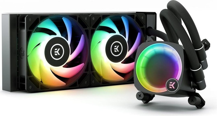 Actual product image EKWB EK-Nucleus AIO CR240 Lux D-RGB Complete Water Cooling System