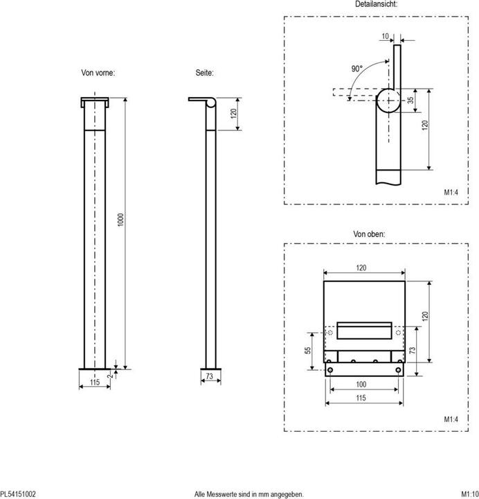 Produktbild EVN-Lichttechnik LED-Wegeleuchte (600 lm, IP54)