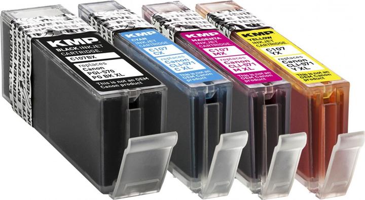 Immagine prodotto KMP C107PIXV Multipack comp. con Canon PGI-570/CLI-571 XL C/M/Y (M, C, Y)