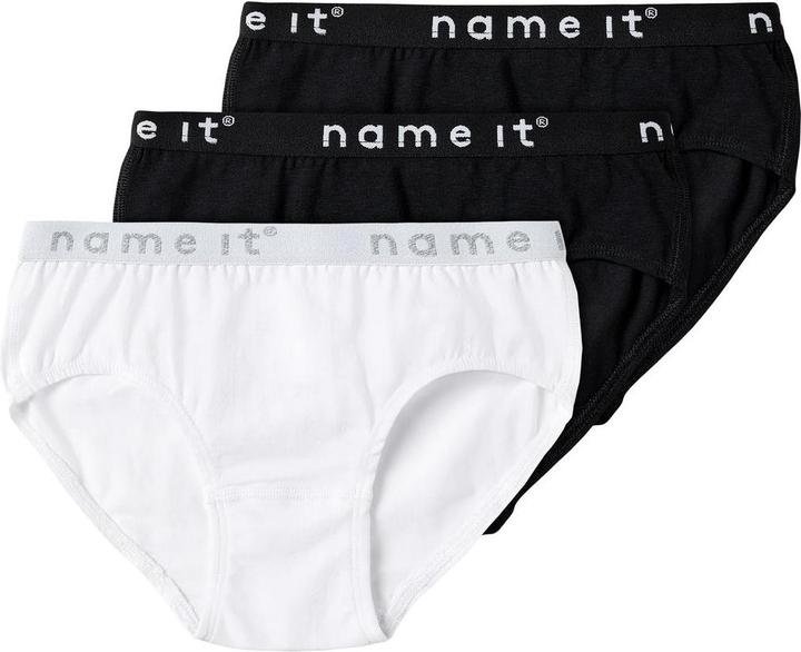 Produktbild Name it Nkfbriefs 3p Black Noos (110, 116, 115 A, 3er Pack)