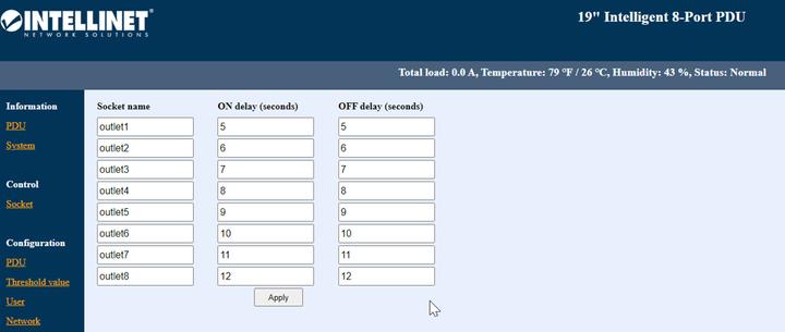 Produktbild Intellinet Kaltgerätebuchse IP C13 PDU
