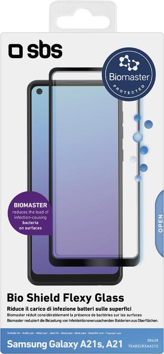 Actual product image SBS Bio Shield Nano Glass antibacterial Samsung Galaxy A21s (Samsung Galaxy A21s)
