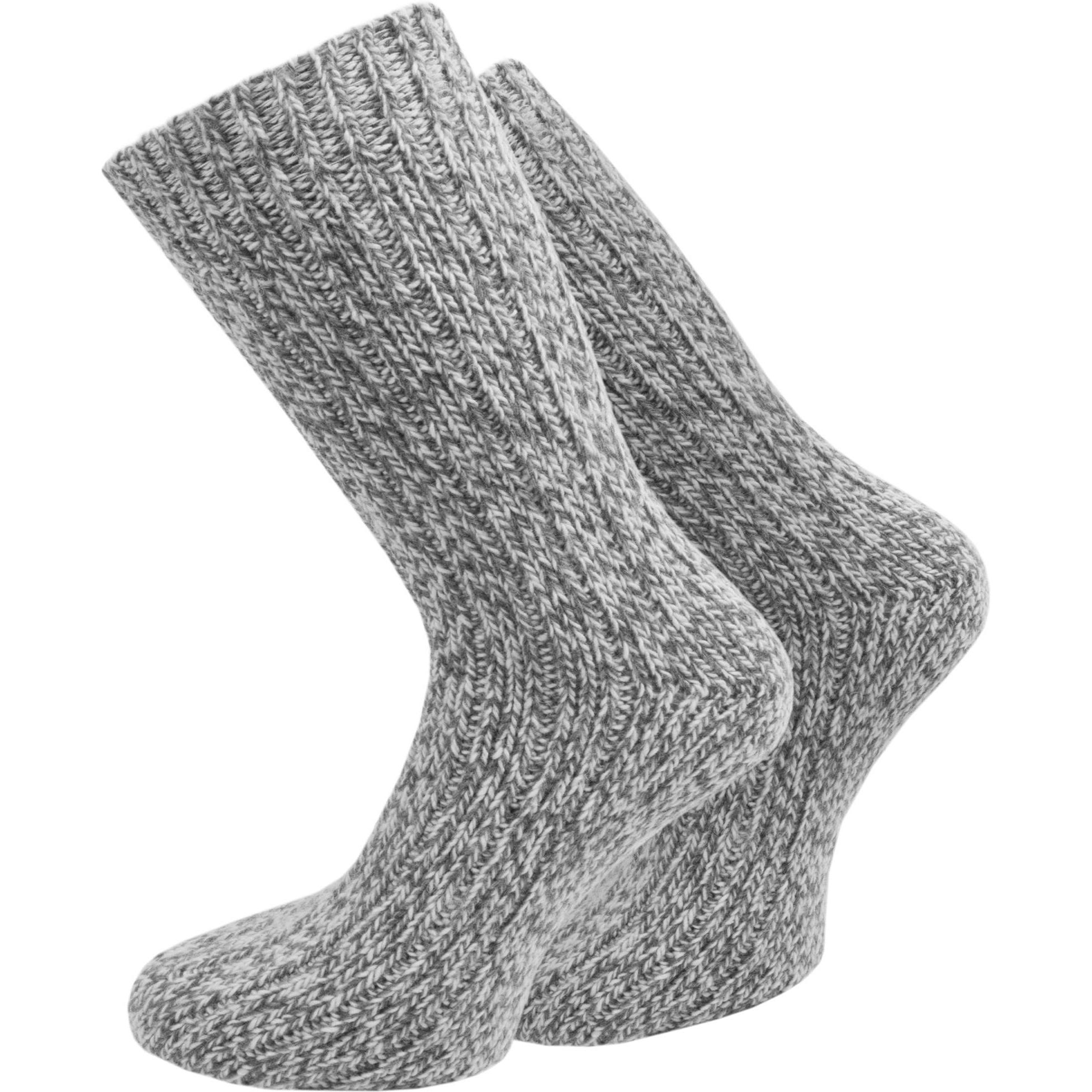 Thumbnail - Normani, Herren, Socken, 2 Paar Norwegersocken aus Schafwolle, Grau, (2er Pack, 35 - 38)