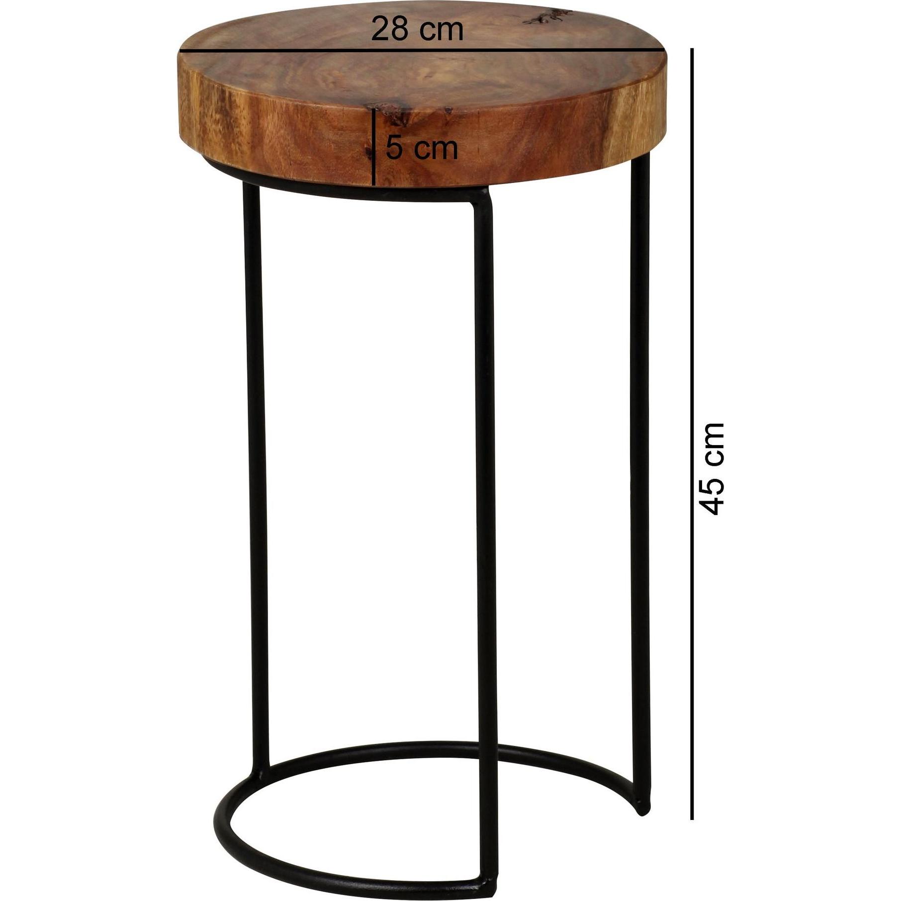 Thumbnail - FineBuy, Couchtisch + Beistelltisch, Beistelltisch Braun