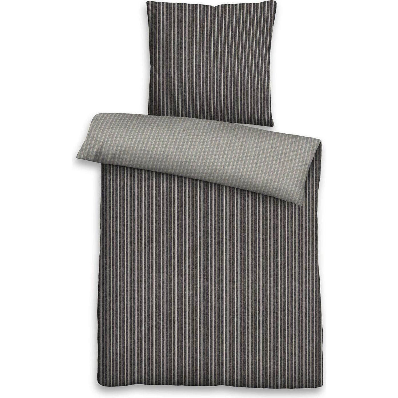 Traumschlaf, Bettwäsche, Melange Flanell (Bettwäsche Set, 155x200 cm + 80x80 cm)