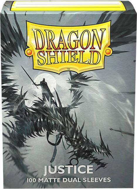 Produktbild Arcane Tinman Dragon Shield Dual Matte Sleeves (x100) - Justice