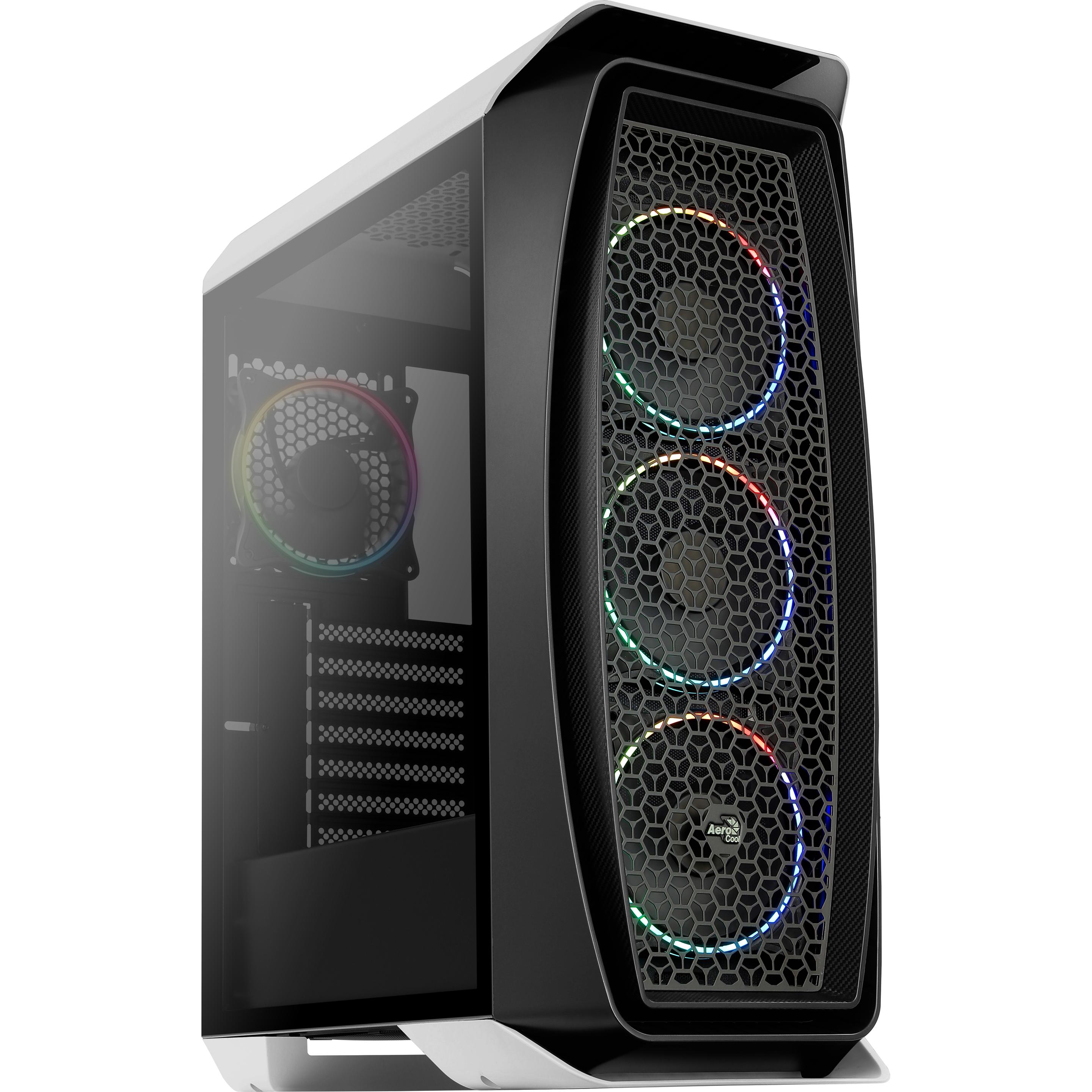 AeroCool Aero One Eclipse - Tempered Glass Edition (Mini-ITX, mATX, ATX), PC Gehäuse, Weiss